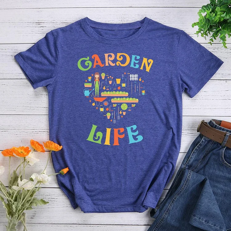 garden life Round Neck T-shirt