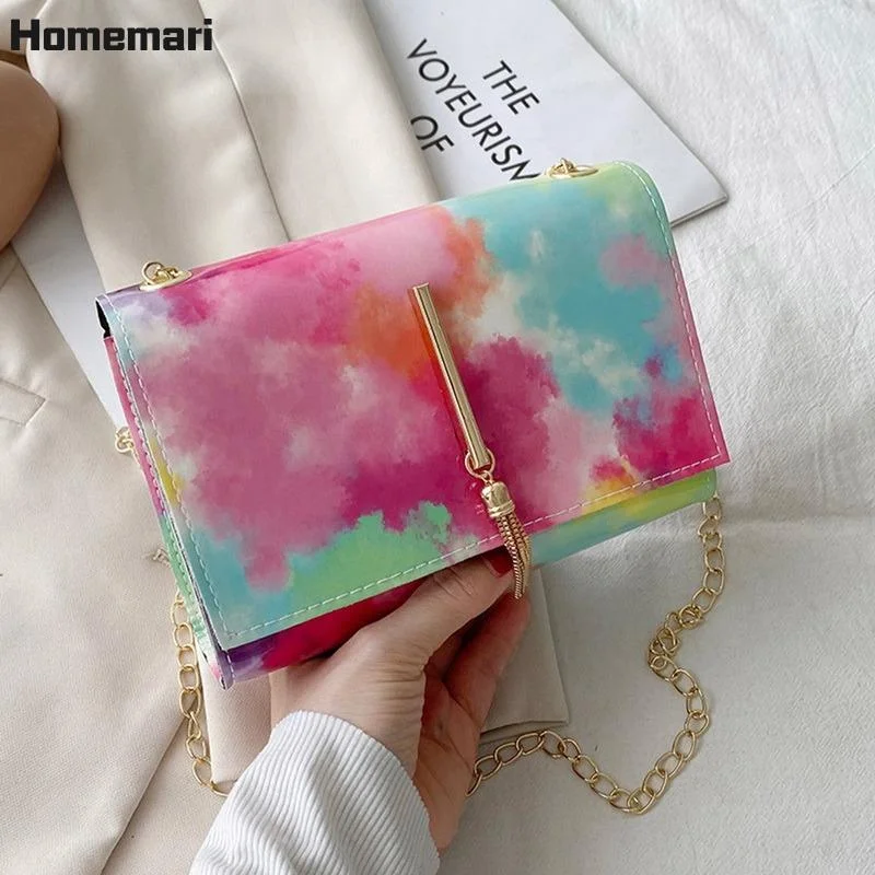 Fashion Marbling Crossbody Bags For Women 2021 PU Leather Shoulder Bag Waterproof Handbags For Women Korean Style Female Bags