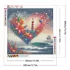 (40*40cm)Lighthouse - Full Round Drill Diamond Painting