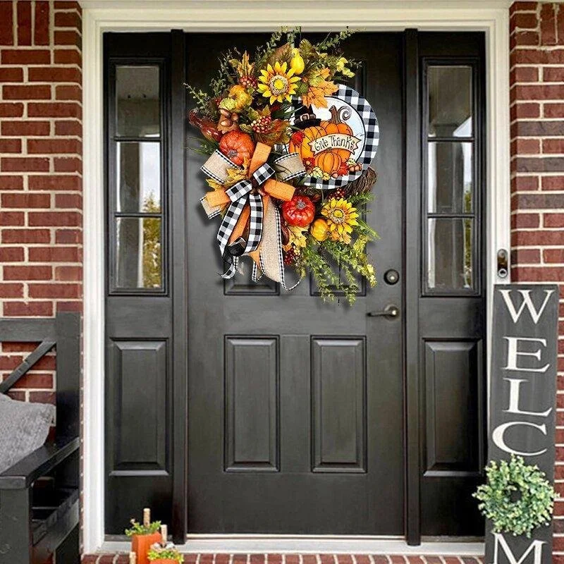 Fall Sunflower Wreath (Thanksgiving)