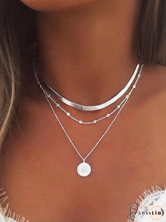Women's necklace Fashion Outdoor Flower Necklaces