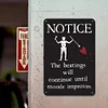 Warning Notice - Vintage Metal Signs(12*16Inch) - Warning