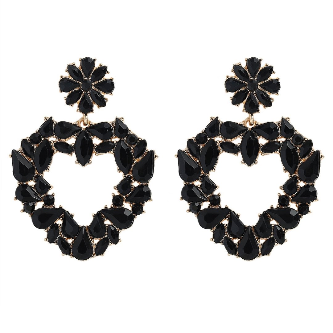 Dvacaman New Designs Crystal Square Drop Earrings for Women 2019 Fashion Rhinestone Statement Earrings Dangle Wedding Jewelry