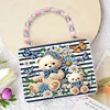 DIY Bear Diamond Painting Bead Storage Handbag Rhinestones Jewelry Case