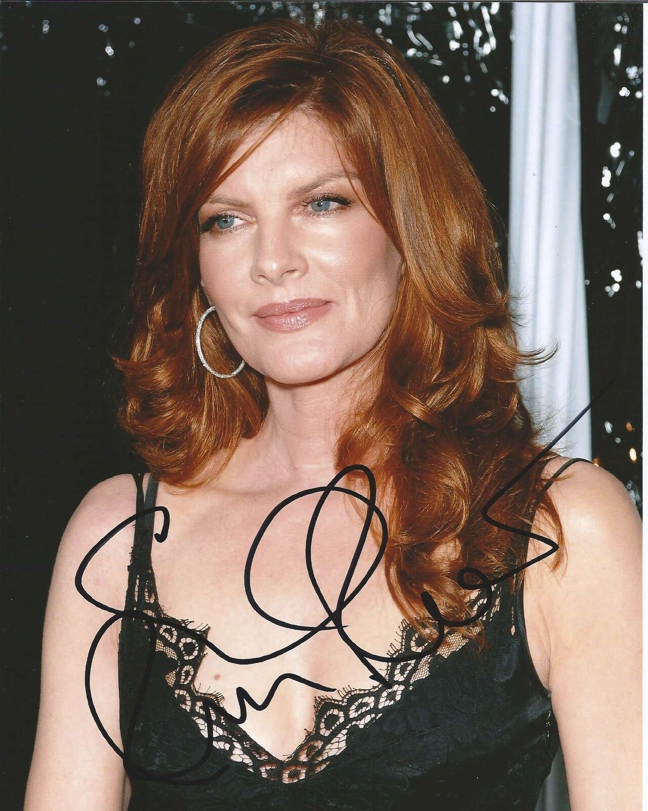 RENE RUSSO SIGNED AUTHENTIC 'NIGHTCRAWLER' 8X10 Photo Poster painting B w/COA THOR PROOF