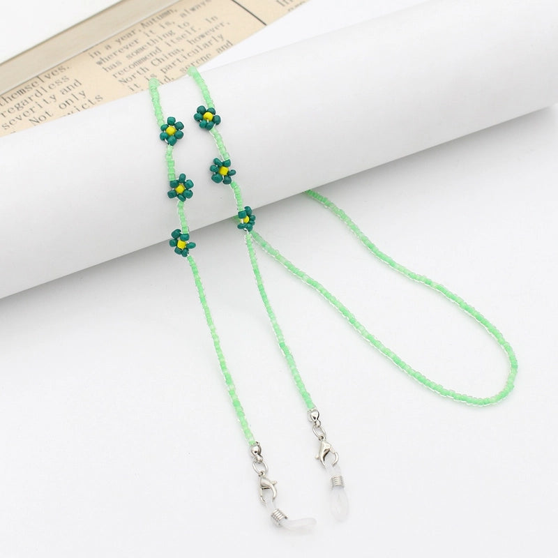 Casual Minimalist Geometric Crystal Unisex Glasses Chain