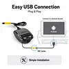 2K USB Dash Cam DVR ADAS Front Camera for Android Car Stereo