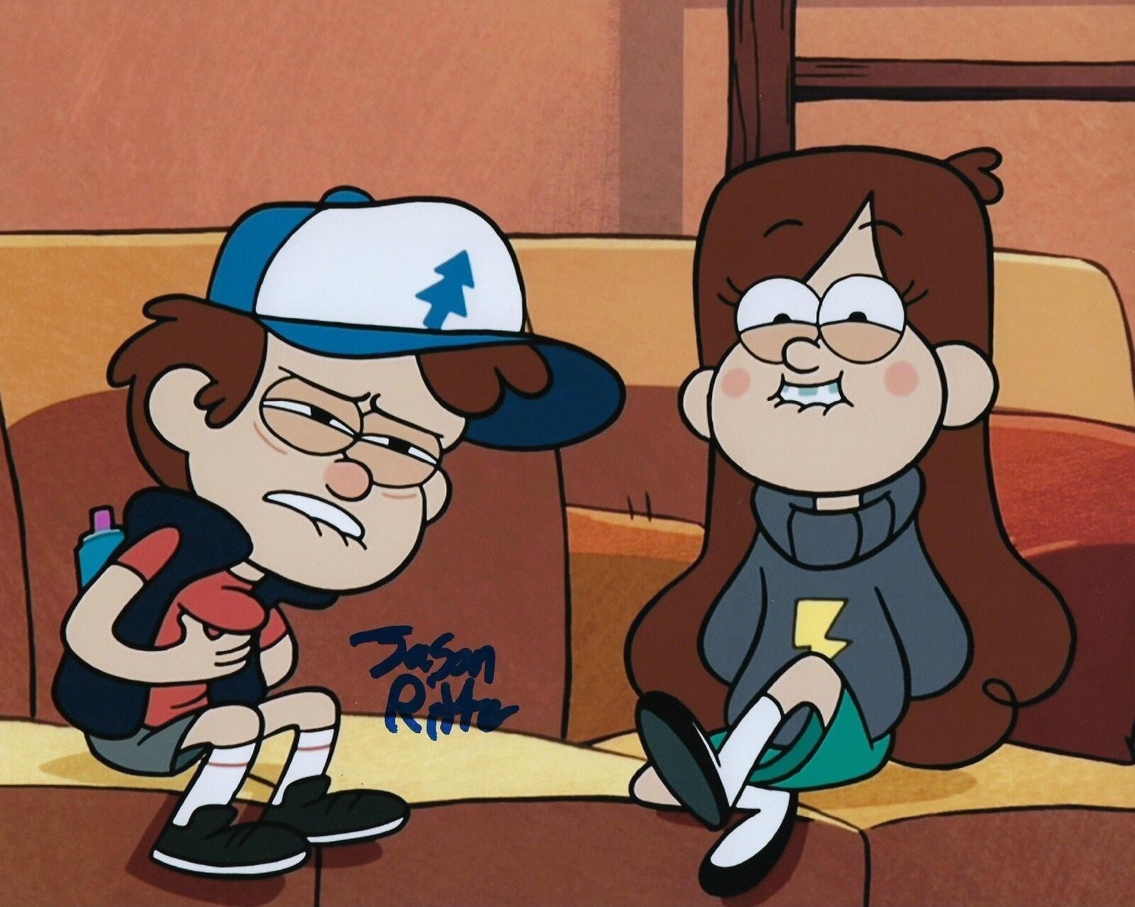 GFA Gravity Falls Dipper * JASON RITTER * Signed Autographed 8x10 Photo Poster painting AD2 COA