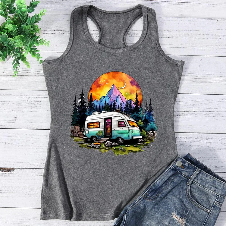 Life is better around the camp Vest Tank Top-0025807