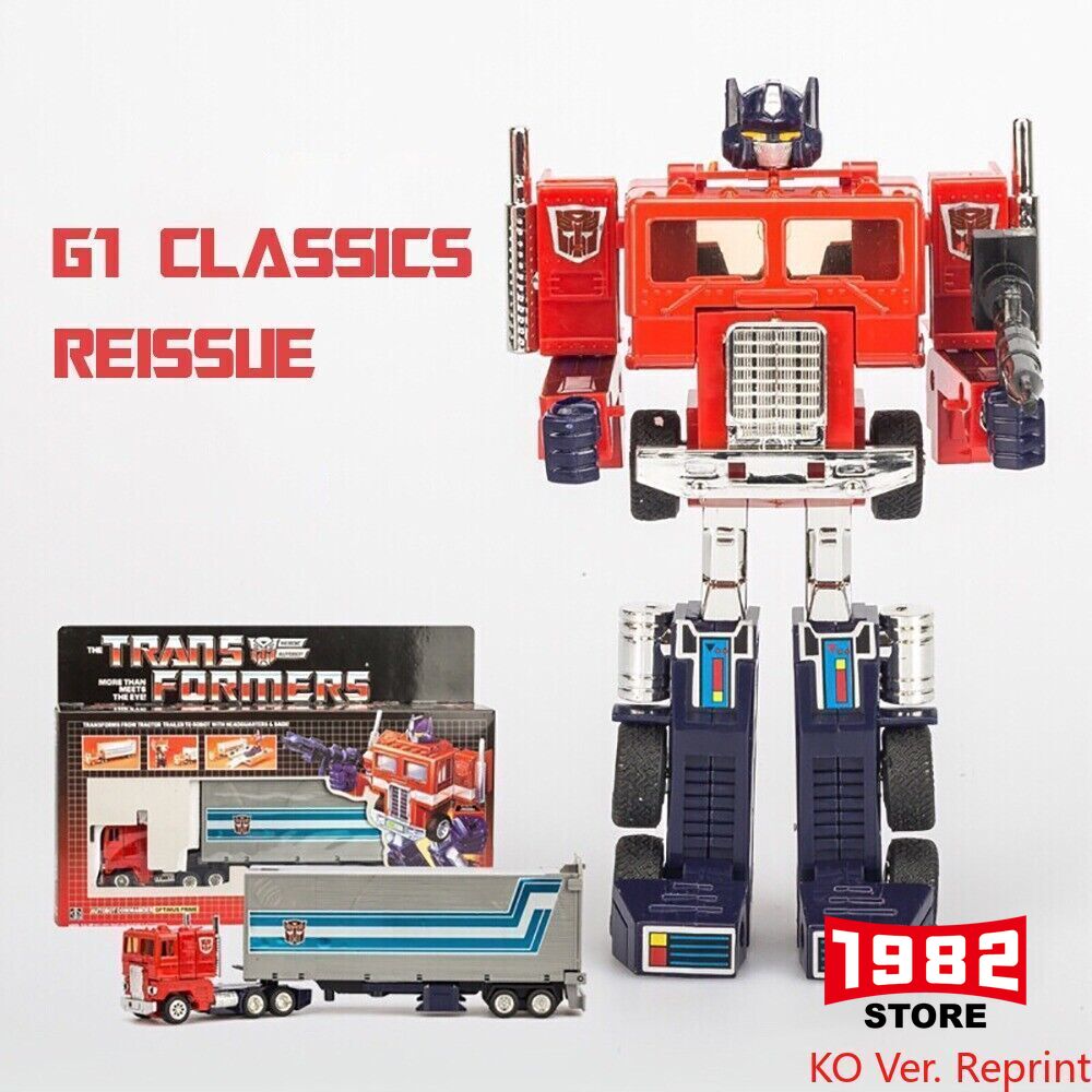 Transformers  G1 Optimus prime complete reissue MISB Improved Ver Action Figures