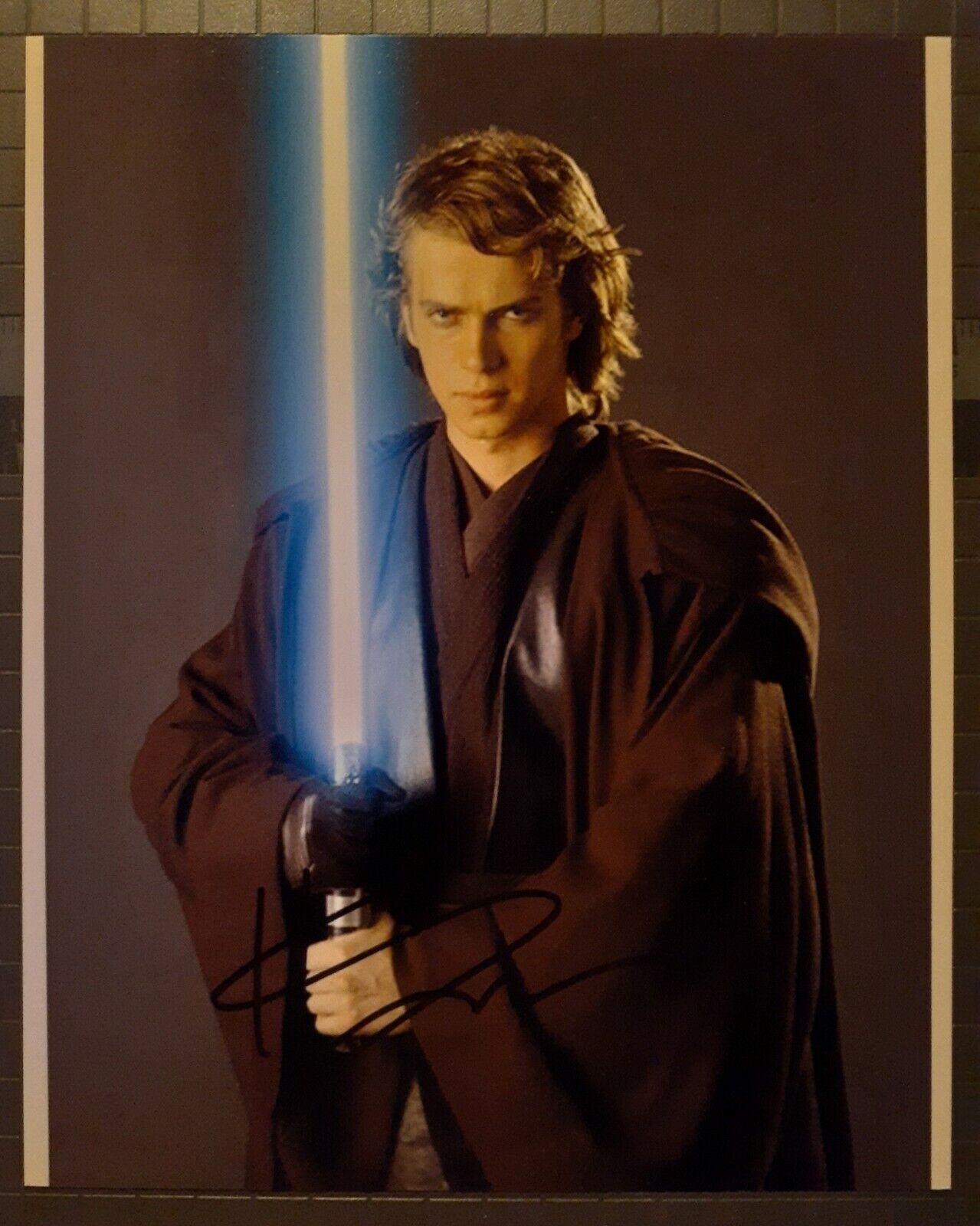 Hayden Christensen signed 8x10 sheet