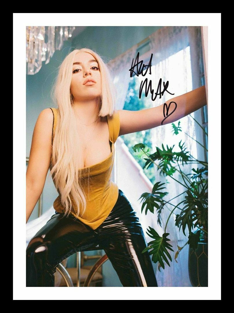 Ava Max Autograph Signed & Framed Photo Poster painting