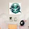 Dolphin Silhouette-11CT Stamped Cross Stitch 40*40cm