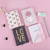 24PCS Creative Y2K Design Floral A5 / A6 / A7 Girls Portable Writing Paper Notebooks Diary Meeting Stationery Gift