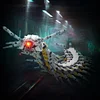 MOC Mechanical Flying Centipede Assembly Building Blocks DIY Insect Mecha Centipede