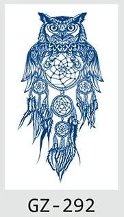 Temporary Tattoos Stickers Dragon Lion Monkey King Juice Ink Lasting Natural Men Womens Arm Body Chest Realistic Art Fake Tatoo