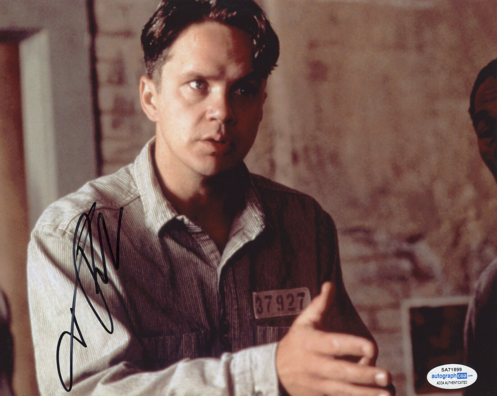 TIM ROBBINS SIGNED THE SHAWSHANK REDEMPTION