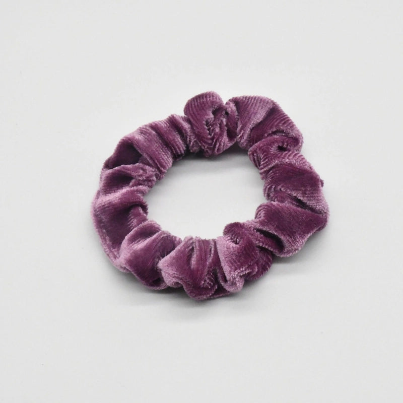Retro Velvet Small Circle Sweet Color Hair Rope Korean Velvet High Elastic Simple Cute Small Intestinal Circle