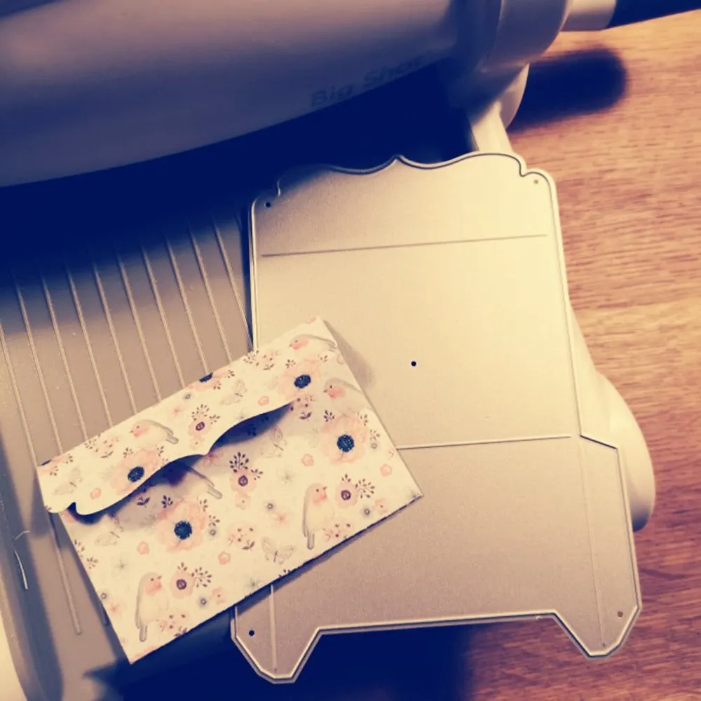 Pocket Bag Envelope Metal Cutting Die Stencil Template for DIY Embossing Paper Photo Album Gift Card Making Scrapbooking Dies