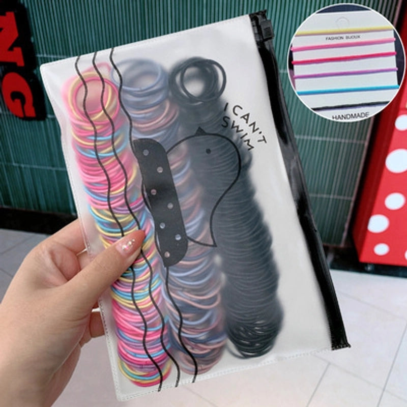 Hair Tie Rubber Band Female Small Hair Band Children’s Hair Rope Hair Rope Girl Baby Rubber Band Does Not Hurt Hair Elastic Good Simple