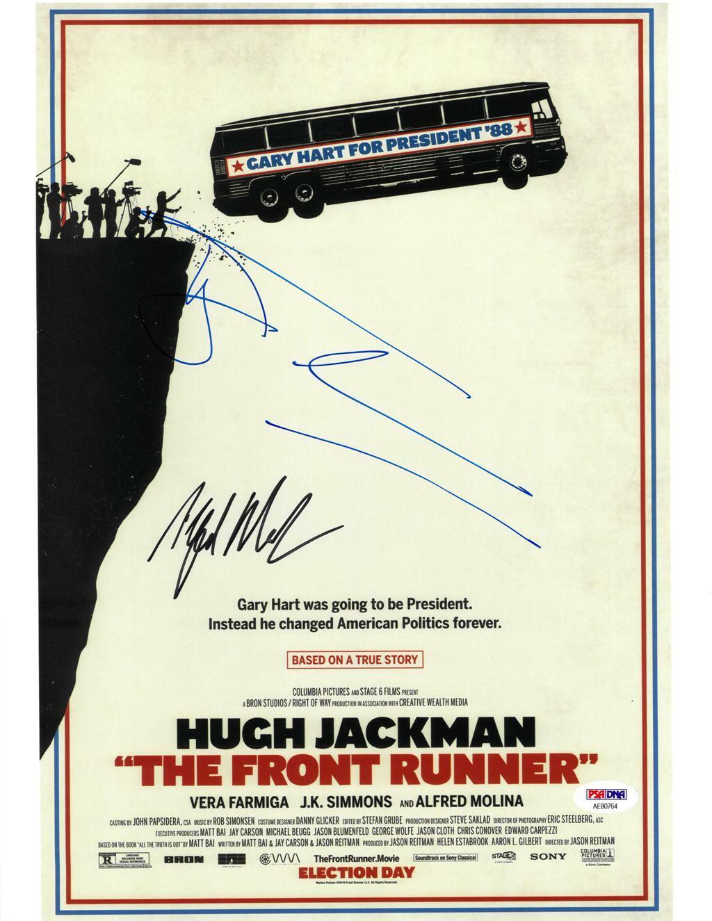 Hugh Jackman/Alfred Molina Signed The Front Runner 11x14 Photo Poster painting PSA/DNA #AE80764