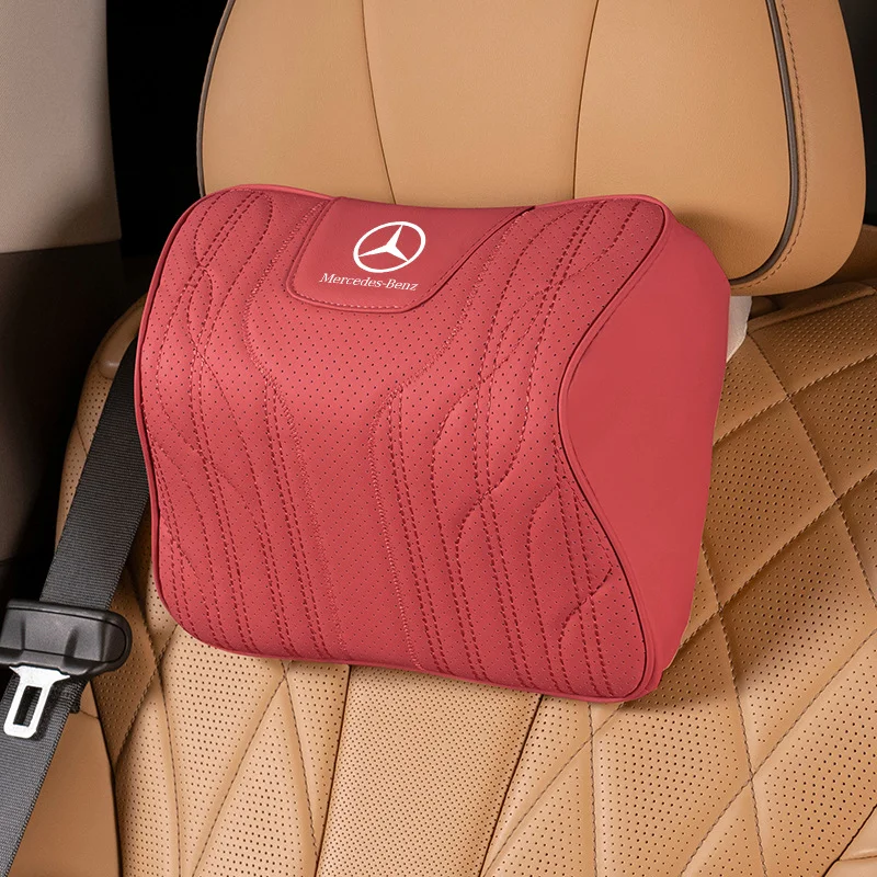 (Other color)High-grade Nappa leather car seat Cushion lumbar/Seat Cushion/Headrest