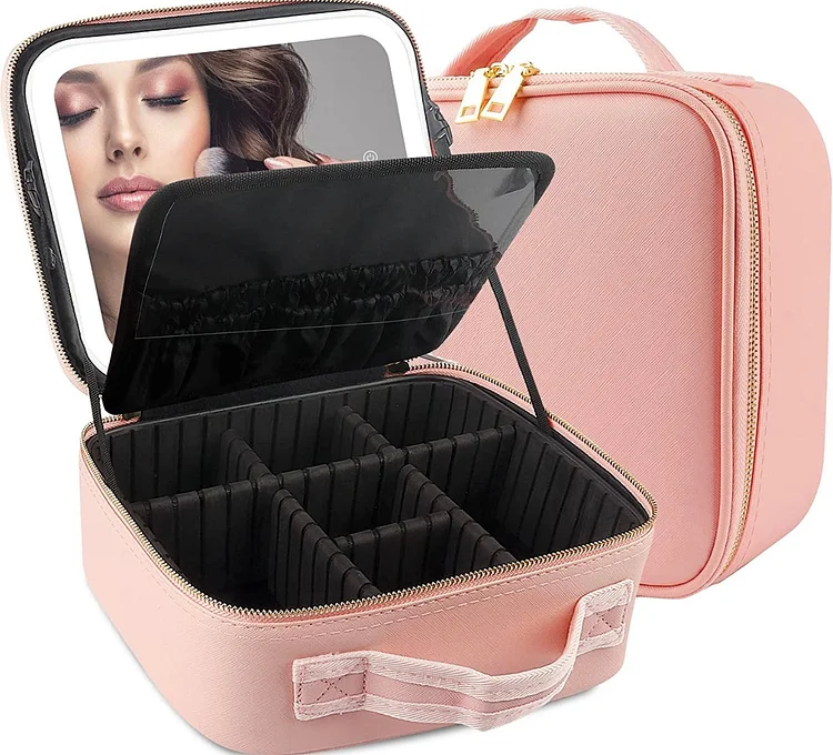 🔥ON SALE AT 62%OFF--2023 Removable LED Mirror Makeup Organiser Case