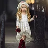 Kids Baby Girls Party Gowns Long Sleeve Baby Dresses