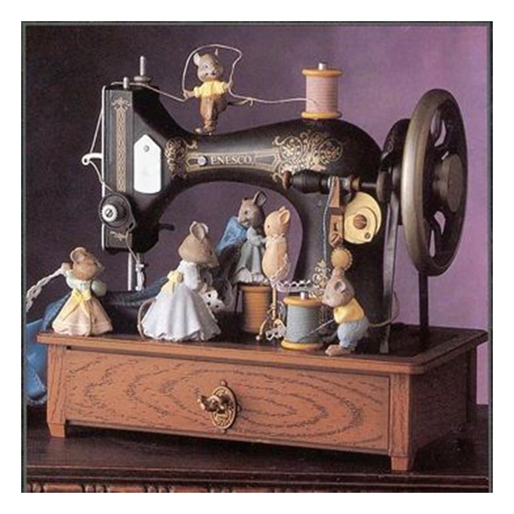

30*30CM - Round Drill Diamond Painting - Sewing Machine, 501 Original