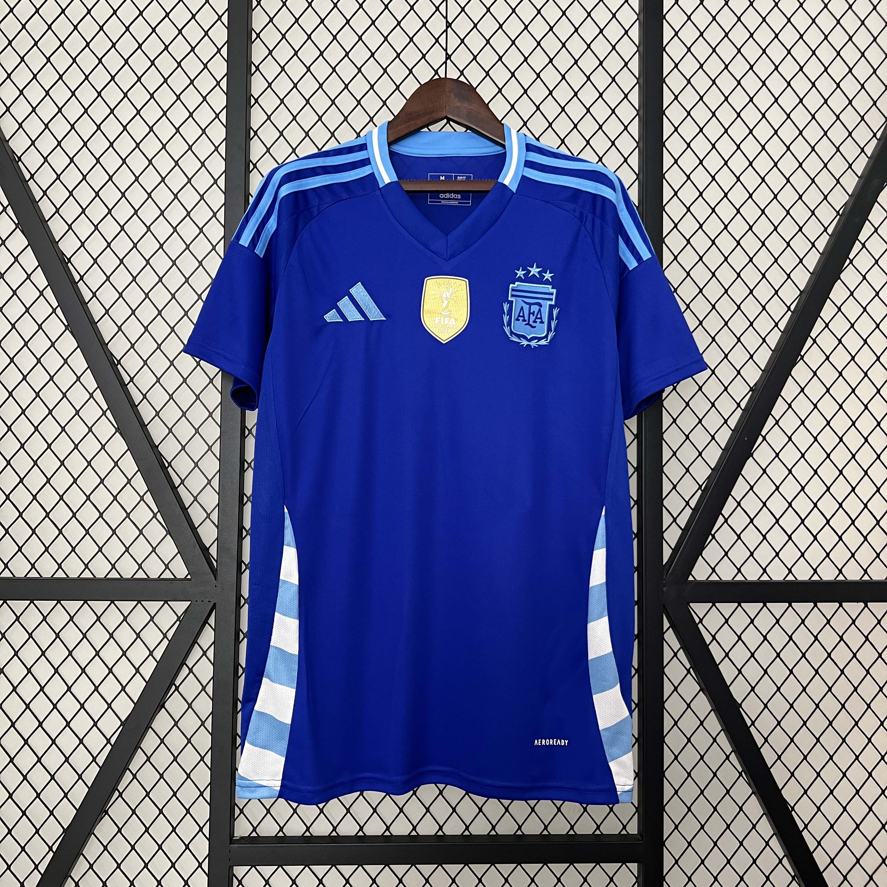 2024 Argentina Away+patchFootball Shirt 1:1 Thai Quality