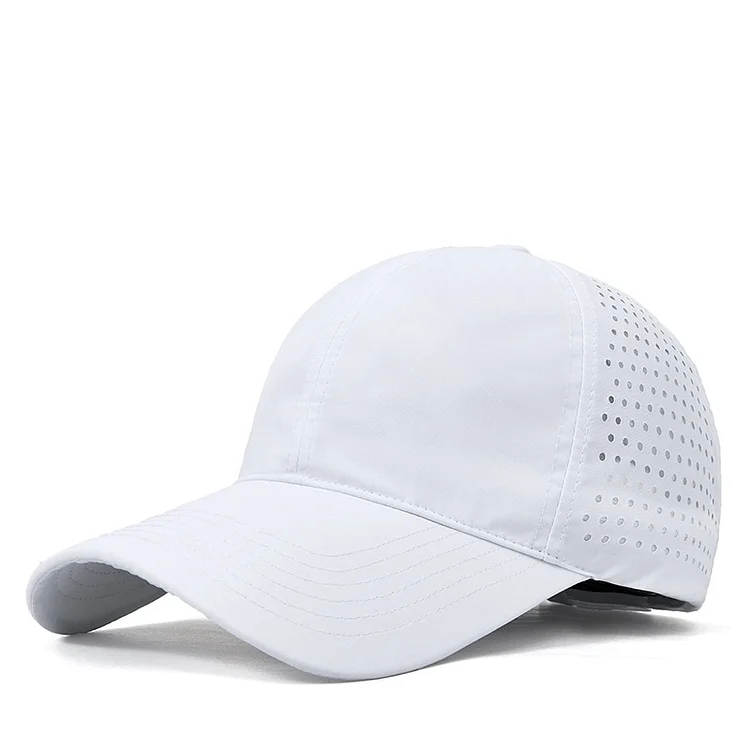 Summer Large Quick-Drying Mesh Baseball Caps For Men And Woman Adjustable XL Size Breathable Solid Colour Snapback Cap Dad Hats