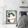 Bead Embroidery - Partial Printed 9CT Cartoon Cat(39x30 CM)