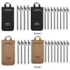 4/8 Pack Forged Steel Tent Pegs with Storage Bag Forged Steel Stakes for Camping