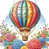 Hot Air Balloon Double Sided - 5D DIY Pendant