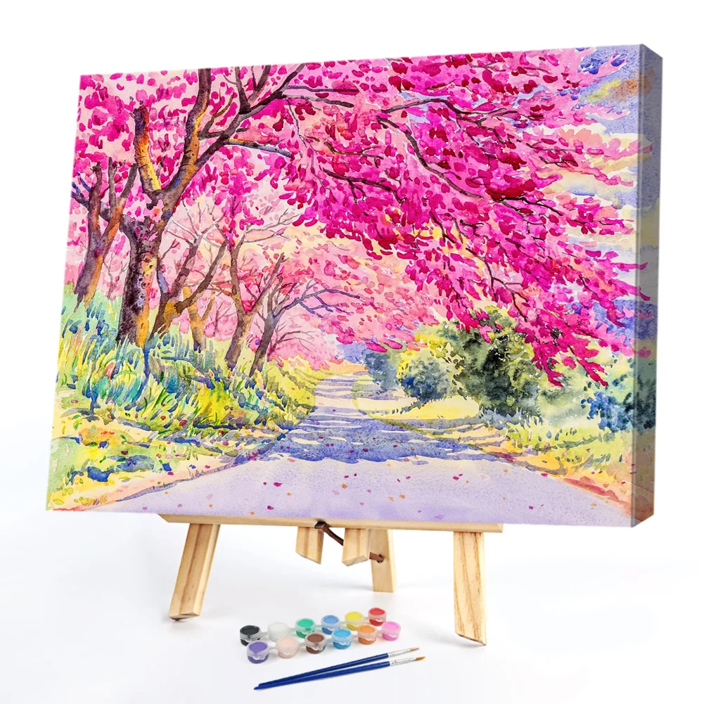 Season Road - Paint By Numbers(50*40CM)