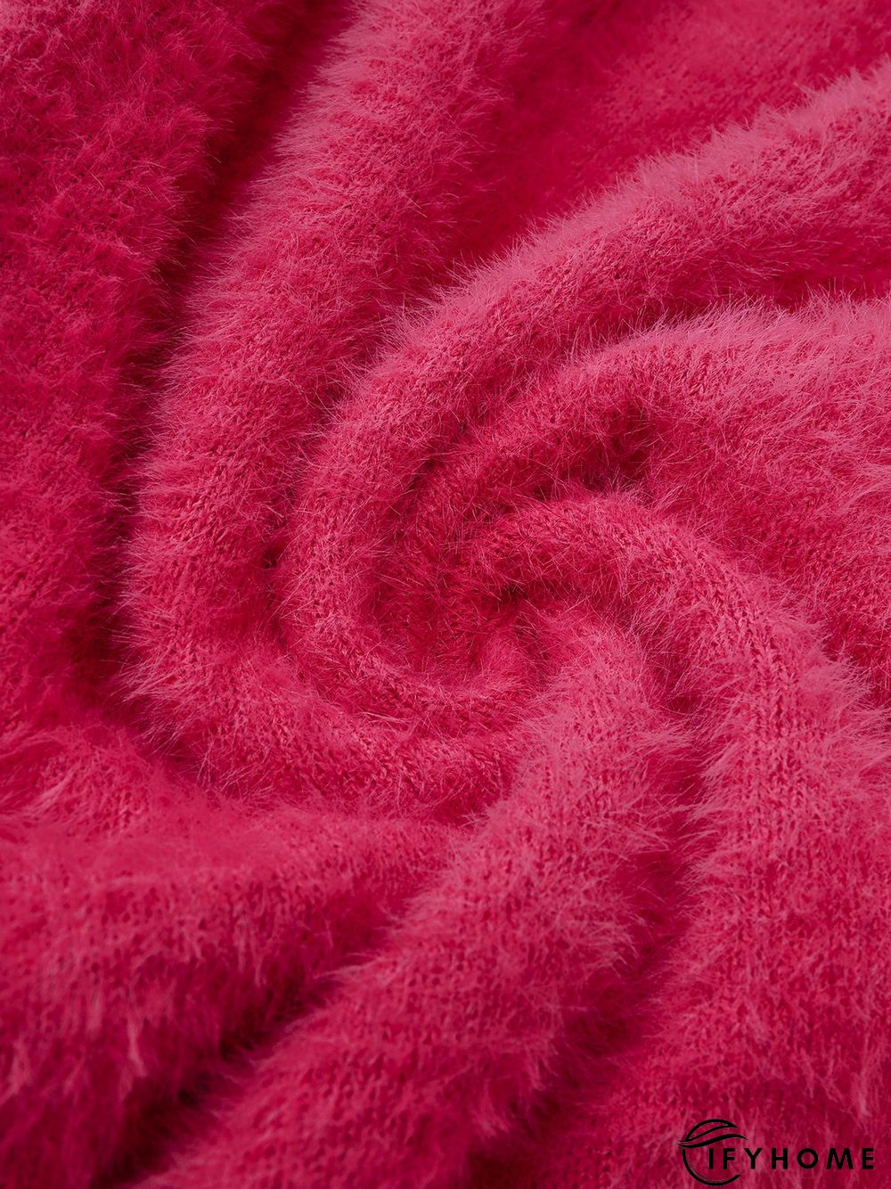 Elegant Loose Plain Shawl Collar Sweater Coat | IFYHOME