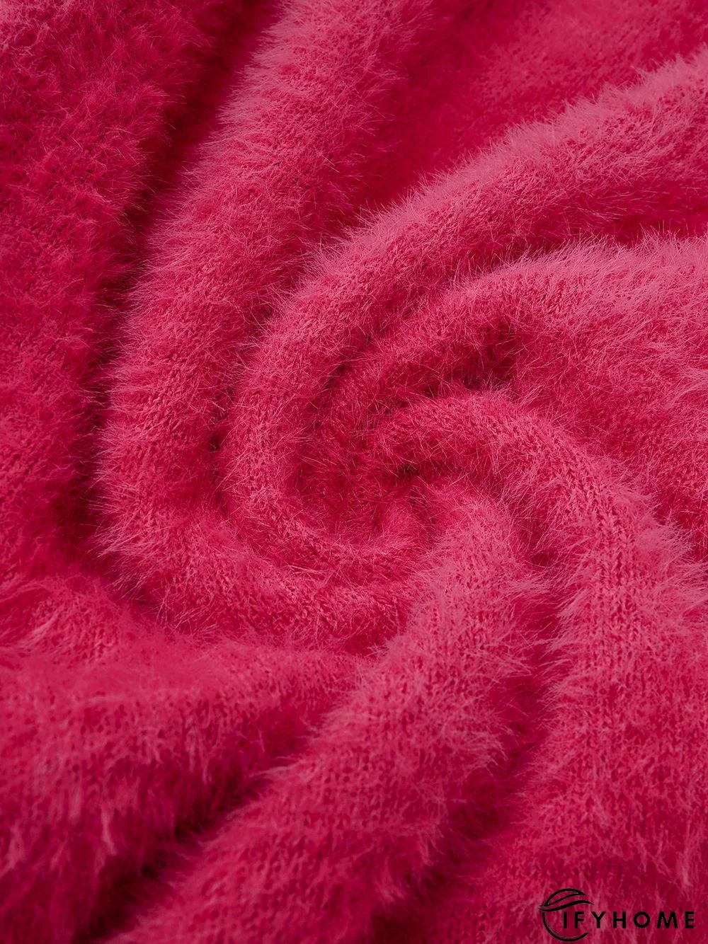 Elegant Loose Plain Shawl Collar Sweater Coat | IFYHOME