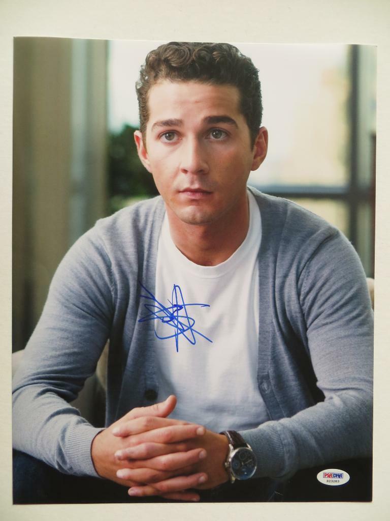 Shia LaBeouf Signed Transformers Authentic 11x14 Photo Poster painting PSA/DNA #S23283