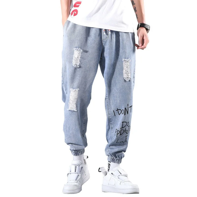 High quality Fashion Men's Cargo pants Hip Hop Trend Streetwear Jogging Pants Men Casual Elastic Waist Men Clothing Trousers