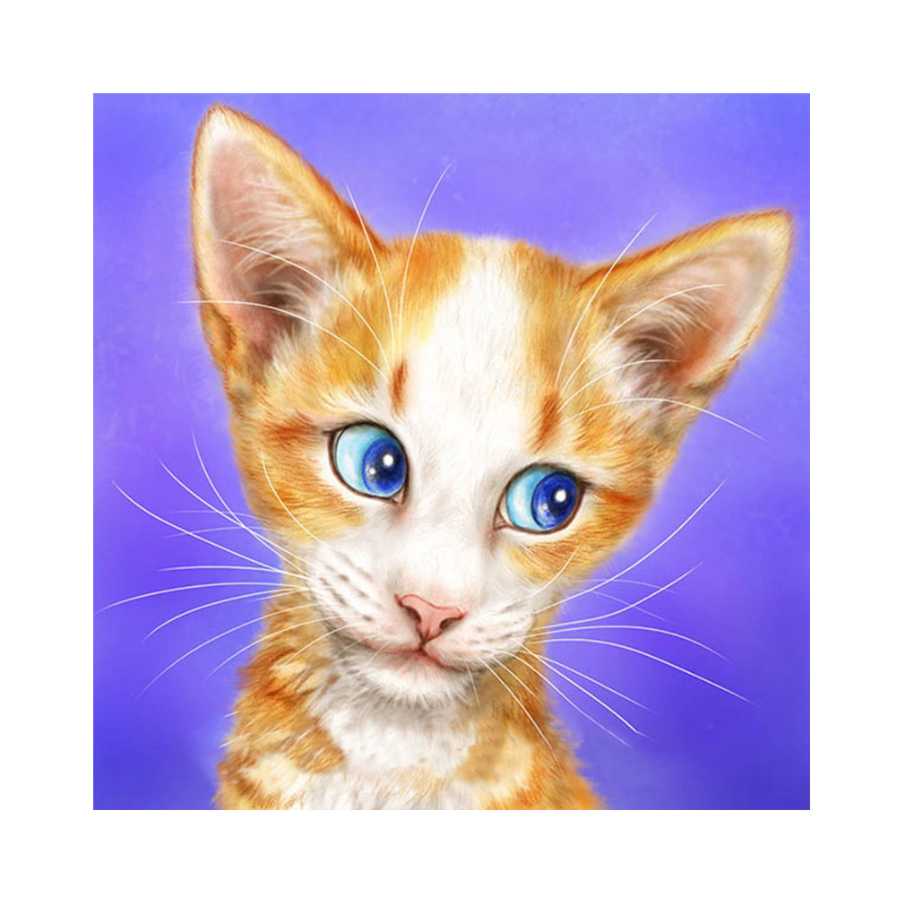 

Cute Cat - Round Drill Diamond Painting - 30*30CM, 501 Original