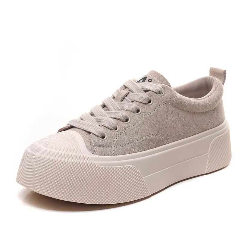 Yyvonne Retro Thick-Slate Shoes Women Autumn And Winter New Round Head Fashion Casual Single Shoes Women