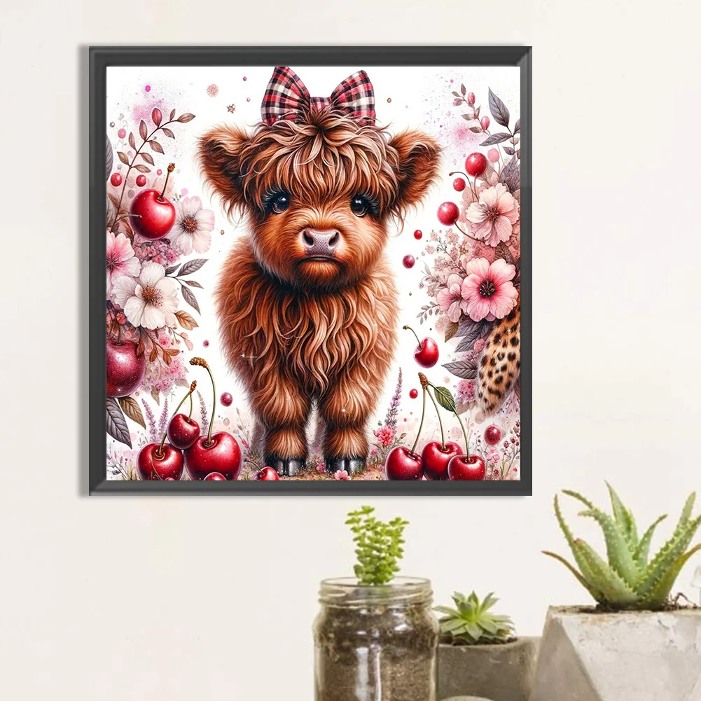 Diamond Painting - Full Round Drill - Cow(Canvas|40*40cm)