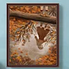 (40*50cm)Autumn Girl - Full Round Drill Diamond Painting
