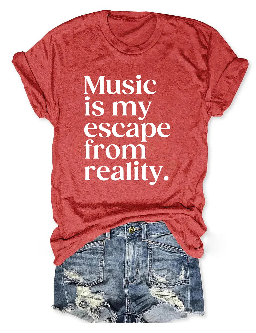 Music Is My Escape From Reality T-shirt