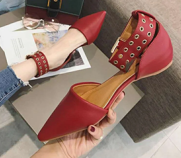 Late Night Sandals Women's 2020 New Summer Buckle Half Baotou Women's Shoes Hollow Shoes Fairy Wind