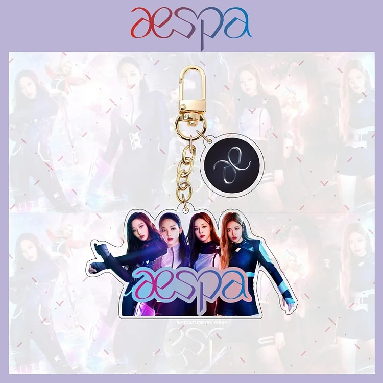 aespa 2023 1st concert SYNK : HYPER LINE Photo Keychain