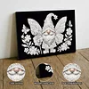 uk.everydayedeals DIY Pearl Painting With Frame - Handmade Self-Adhesive Pearls - Goblin(20*30cm)