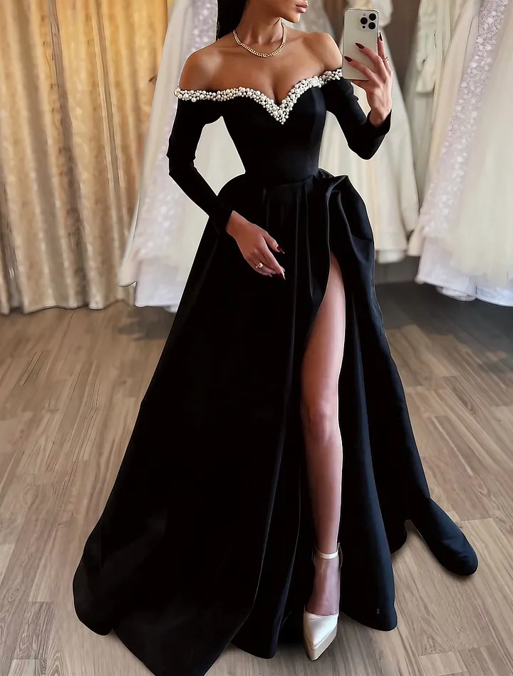 chinese dress ladies Mirabella Long Sleeve Fitted Evening Dress main image 0