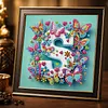 Butterfly Flower S 5D Partial Drill DIY Diamond Painting Kit 30*30cm