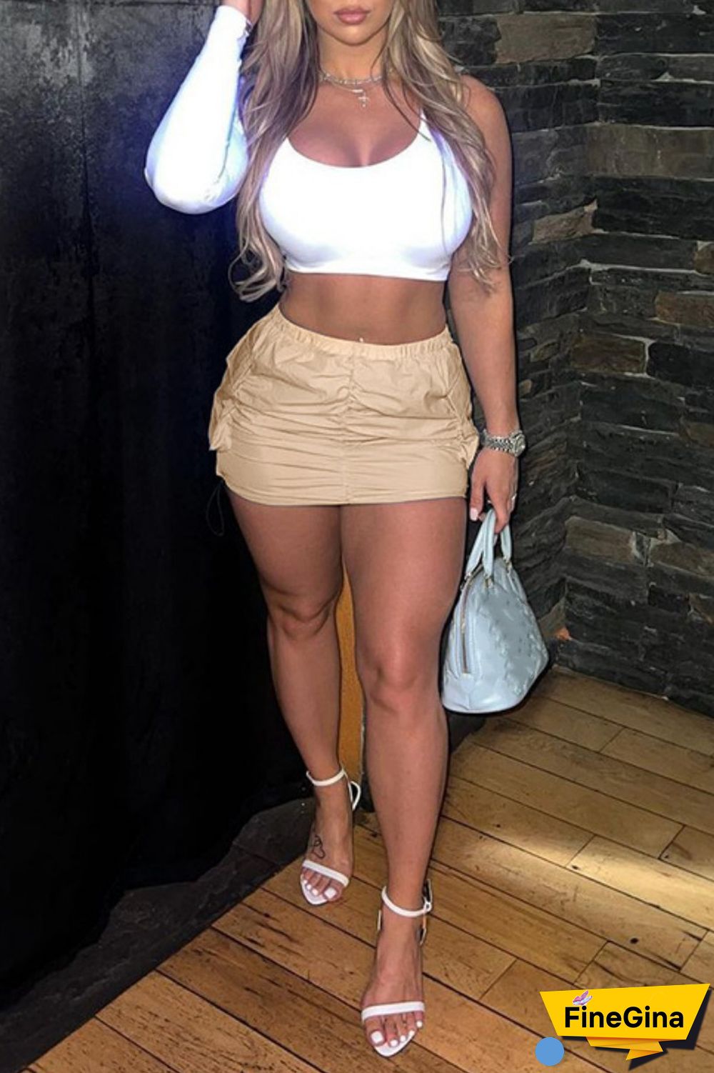 Black Casual Solid Basic Regular High Waist Conventional Solid Color Skirt